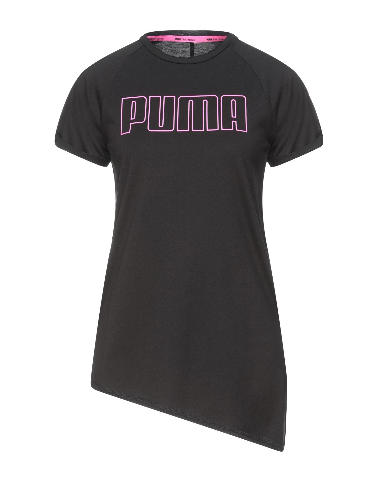 《セール開催中》PUMA レディース T シャツ ブラック XS ポリエステル 85% / コットン 15%