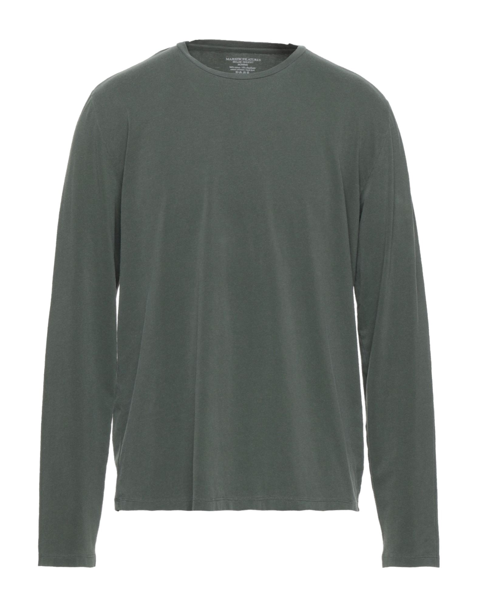 Majestic T-shirts In Military Green
