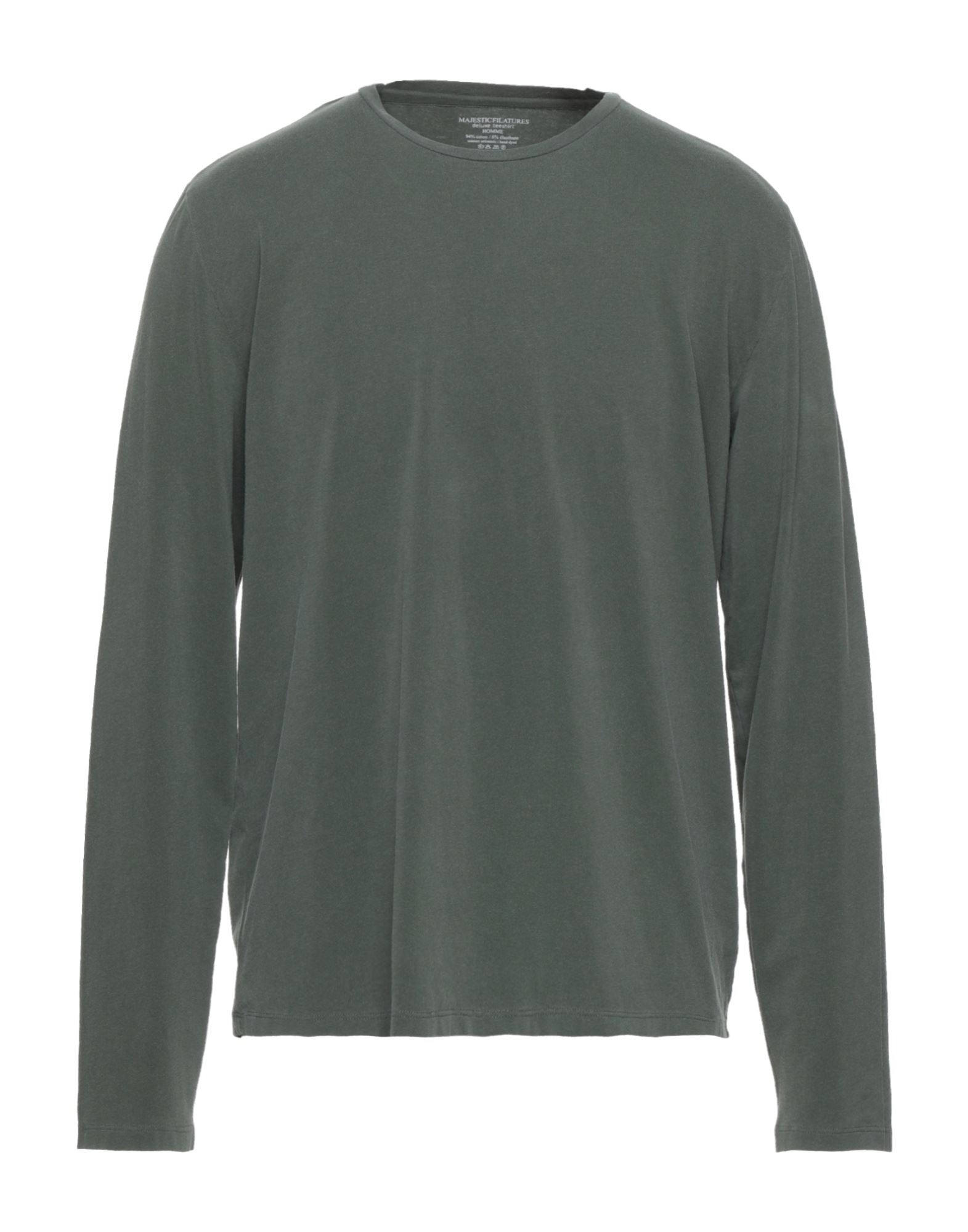 Majestic T-shirts In Military Green