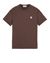 1 of 4 - Short sleeve t-shirt Man 23742 20/1 COTTON JERSEY 'FISSATO' EFFECT_SLIM FIT Front STONE ISLAND