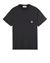 1 of 4 - Short sleeve t-shirt Man 21942 20/1 COTTON JERSEY, GARMENT DYED 'FISSATO' EFFECT_SLIM FIT Front STONE ISLAND