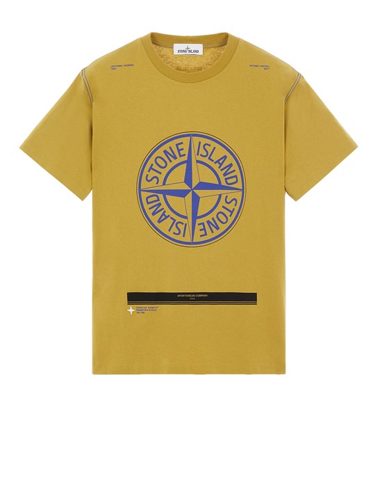 20892 COTTON JERSEY'ULTRA INSTITUTIONAL ONE' PRINT_REGULAR FIT 반소매 티셔츠 Stone Island 남자