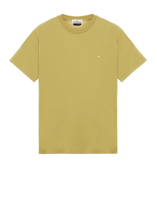 Sold out - STONE ISLAND 21213 60/2 COTTON JERSEY_SLIM FIT Short sleeve t-shirt Man Dark Beige