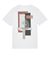 2 of 4 - Short sleeve t-shirt Man 2NS83 COTTON JERSEY, 'MIXED MEDIA TWO' PRINT_SLIM FIT Back STONE ISLAND