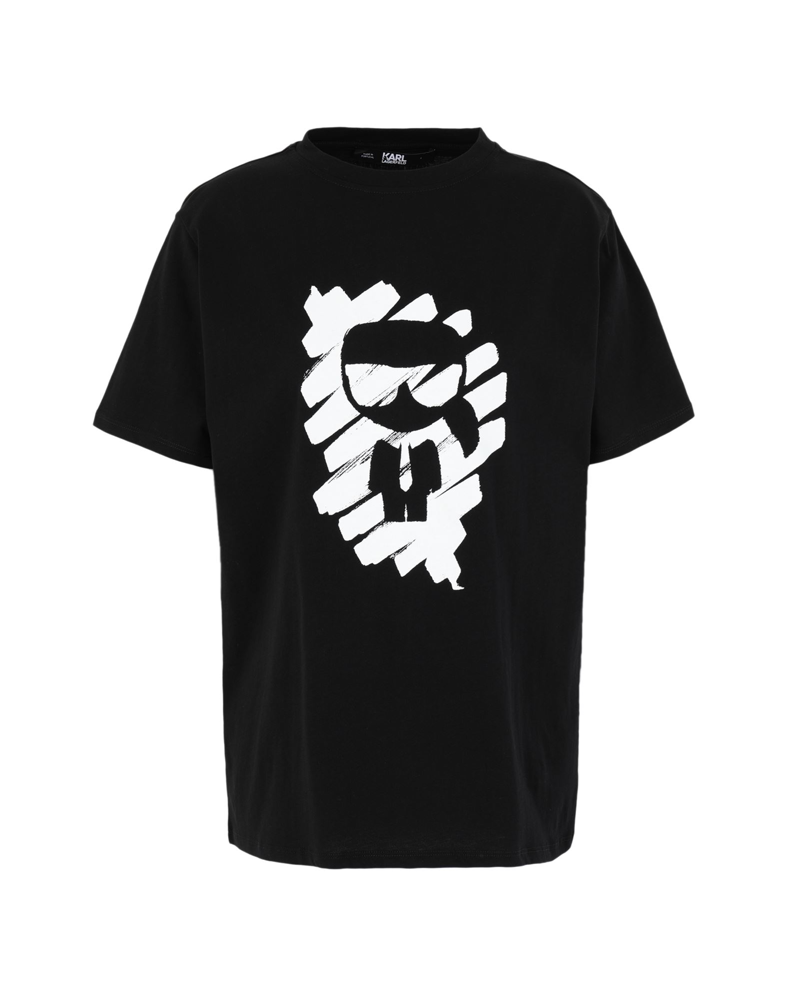 Karl Lagerfeld T-shirts And Polos Black