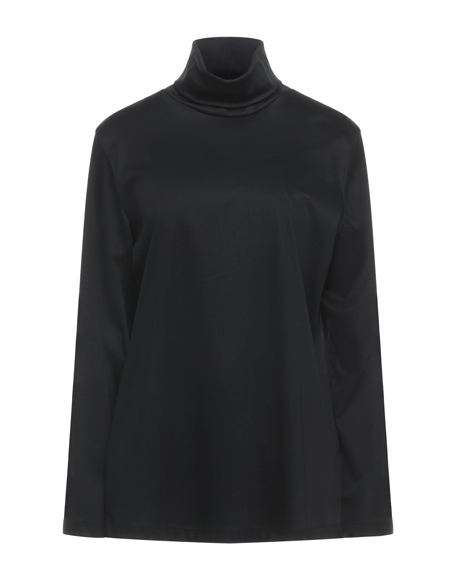 Shop Van Laack Woman T-shirt Black Size 14 Cotton