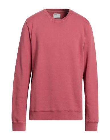 Colorful Standard Man Sweatshirt Magenta Size Xl Organic Cotton