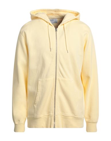 Colorful Standard Man Sweatshirt Light Yellow Size Xl Organic Cotton