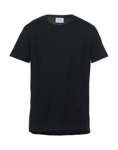 Man T-shirt Black Size S Cotton