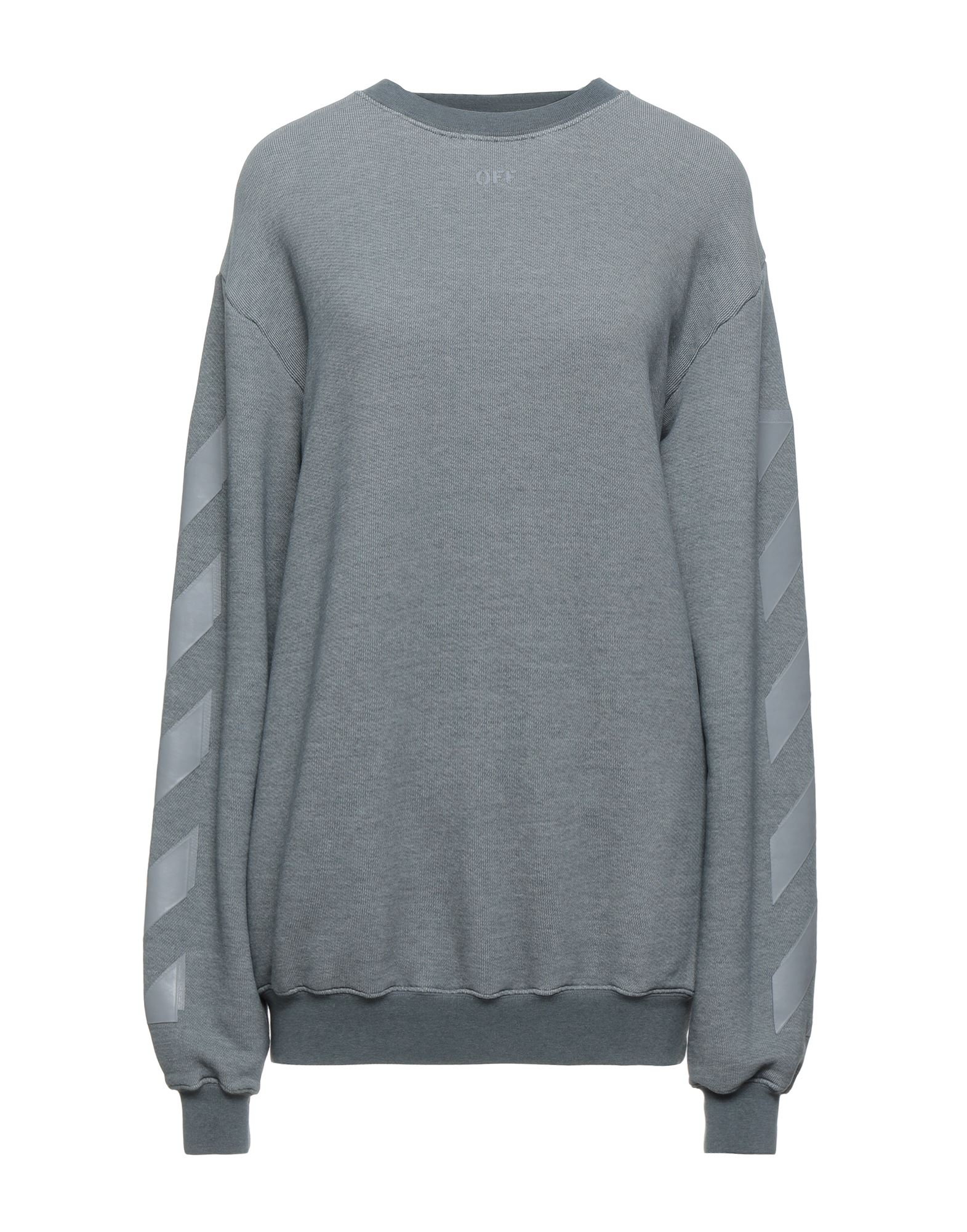Off-white Woman Sweatshirt Grey Size Xs Cotton, Polyester, Elastane