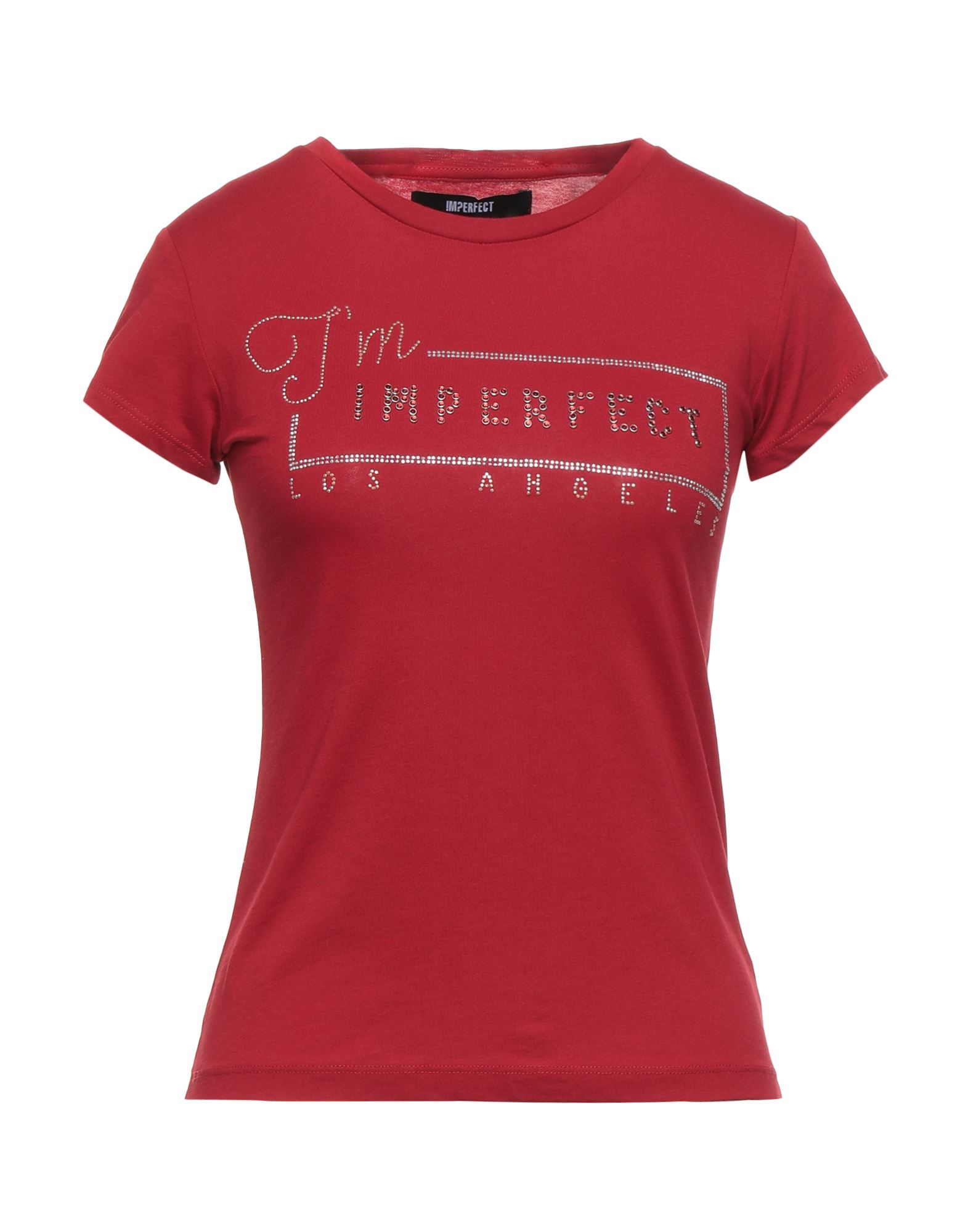 !m?erfect Woman T-shirt Red Size S Cotton