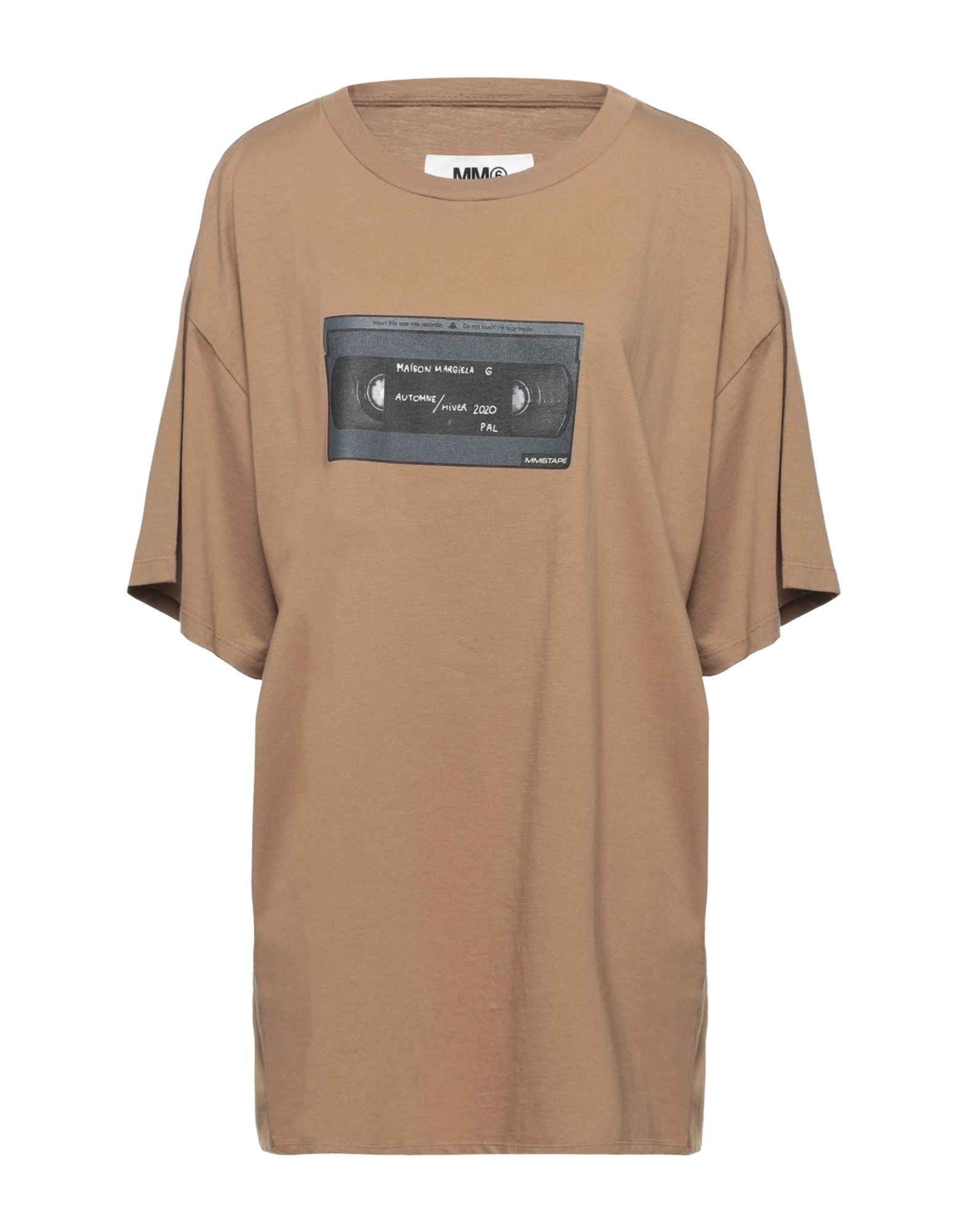 Mm6 Maison Margiela T-shirts In Beige | ModeSens