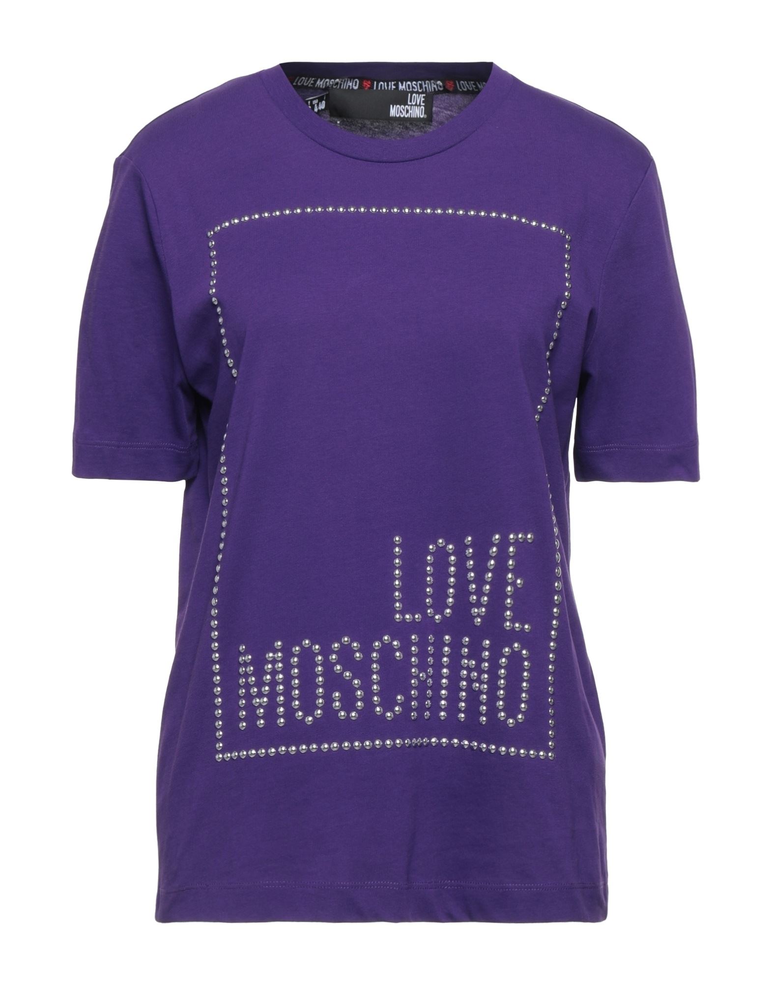 Love Moschino T-shirts In Purple