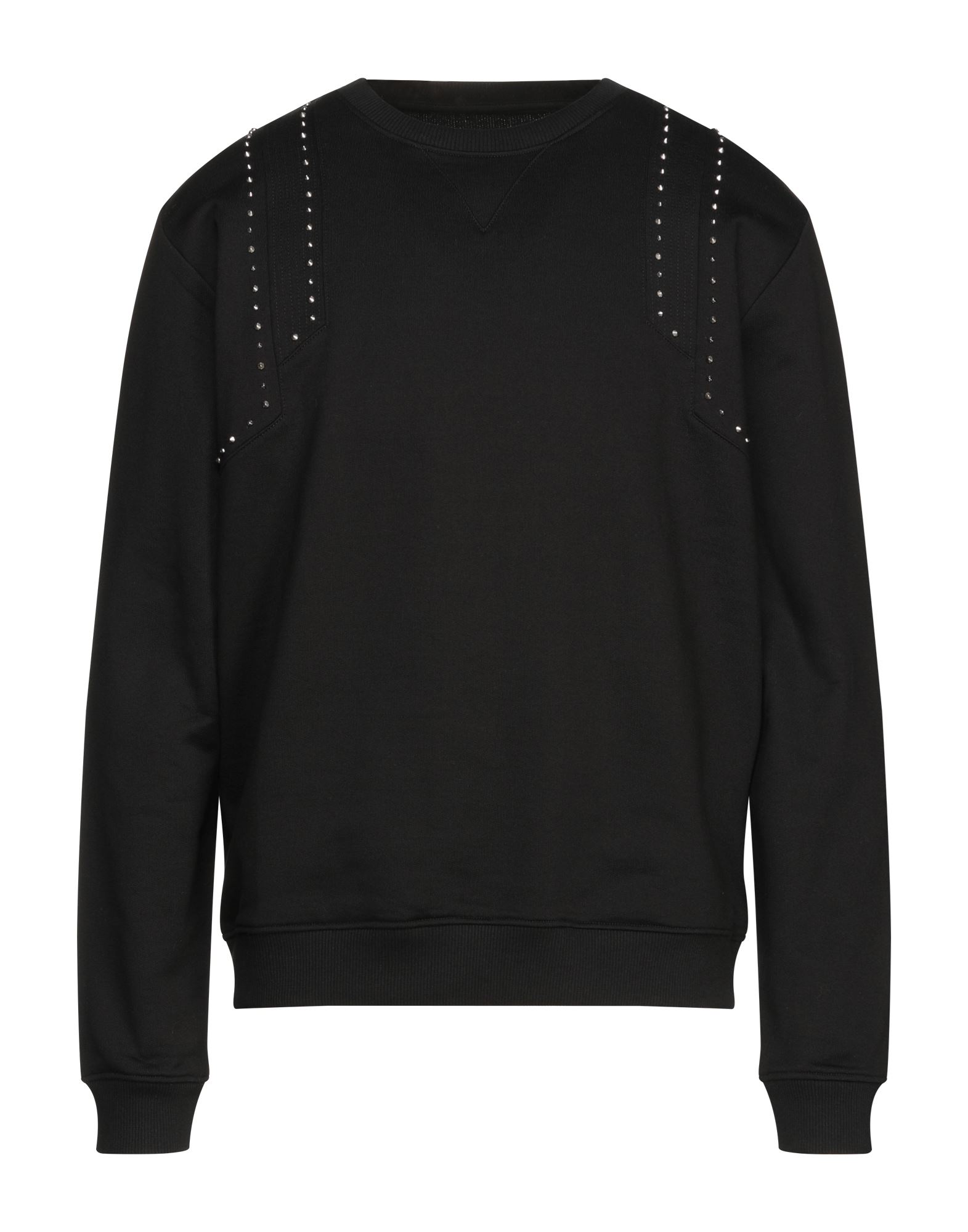 Shop Les Hommes Man Sweatshirt Black Size Xl Cotton