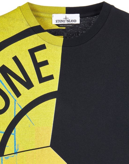 Stone island t shirt hot sale yellow