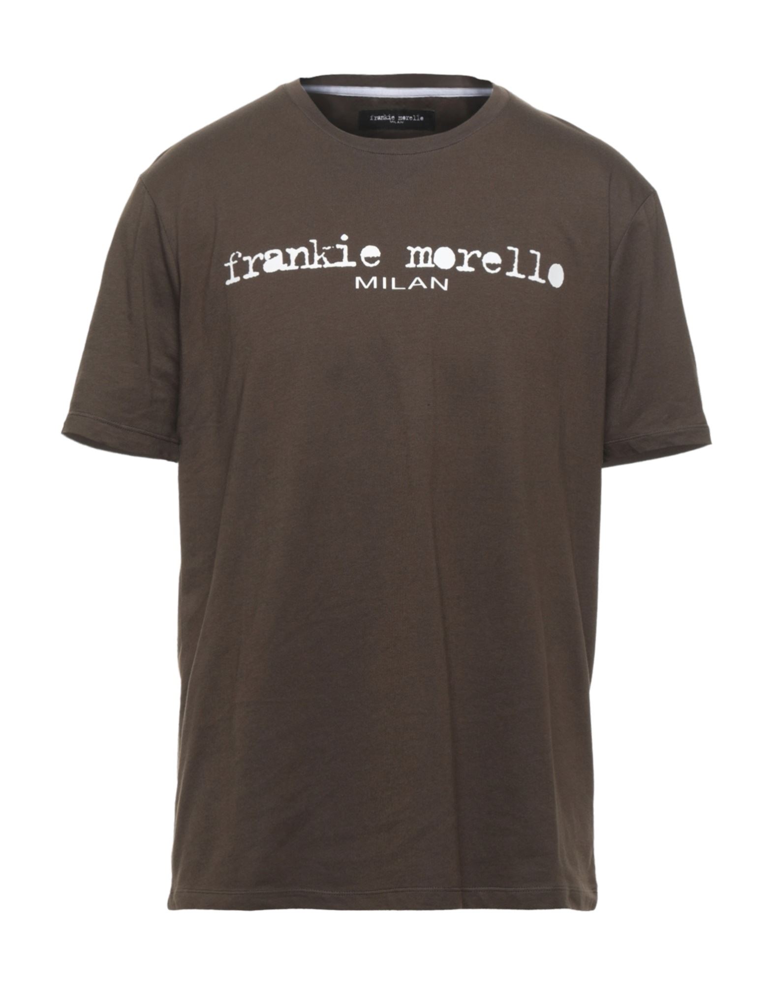 Frankie Morello T-shirts In Khaki