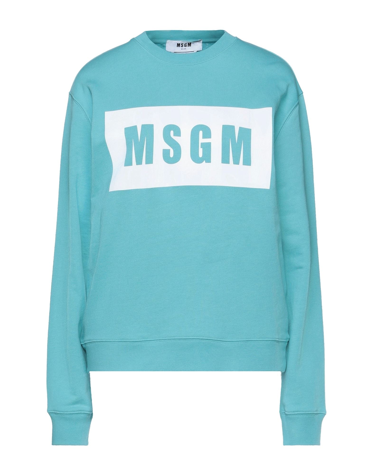 Msgm Sweatshirts In Sky Blue