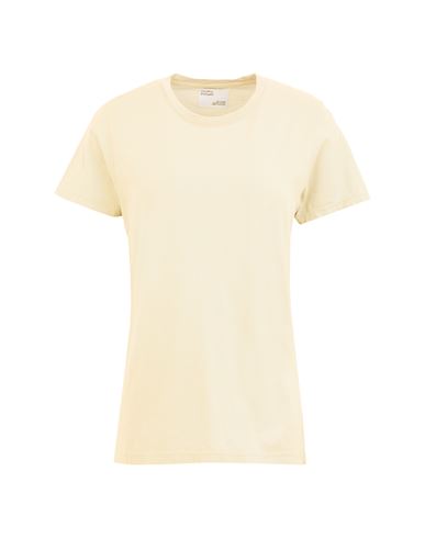 Woman T-shirt Mustard Size XS Organic cotton