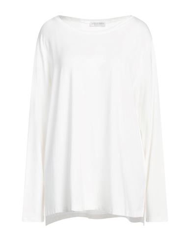 Le Tricot Perugia Woman T-shirt Off White Size Xxl Viscose, Elastane