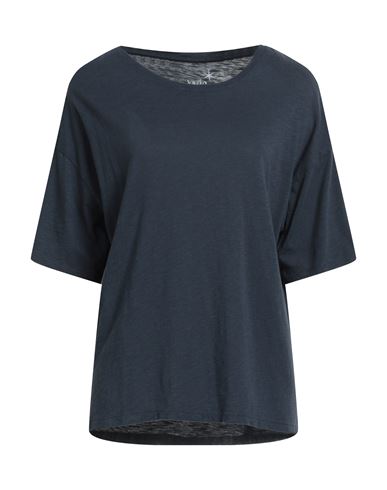 Juvia Woman T-shirt Slate Blue Size L Cotton, Viscose