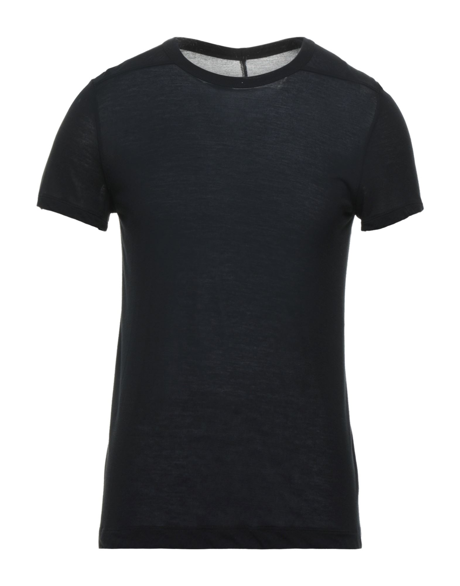 《セール開催中》RICK OWENS メンズ T シャツ ブラック S レーヨン 88% / シルク 12%