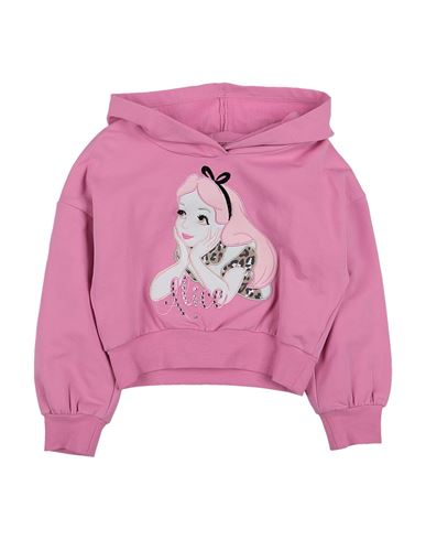 Monnalisa Toddler Girl Sweatshirt Pink Size 6 Cotton, Elastane In Pink
