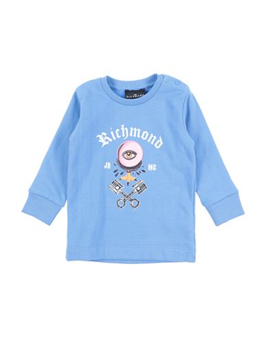 John Richmond Babies'  Newborn Boy Sweatshirt Azure Size 3 Cotton In Blue
