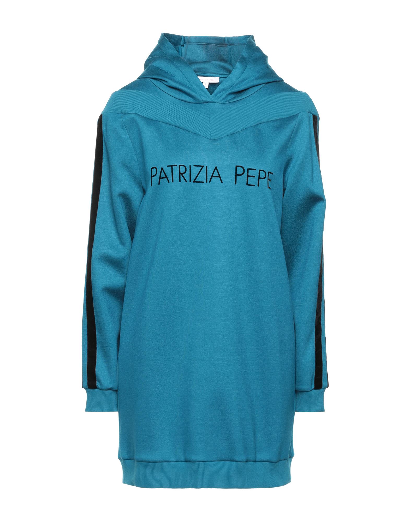 《セール開催中》PATRIZIA PEPE レディース スウェットシャツ ディープジェード 0 レーヨン 77% / ポリウレタン 23% / コットン / ポリウレタン