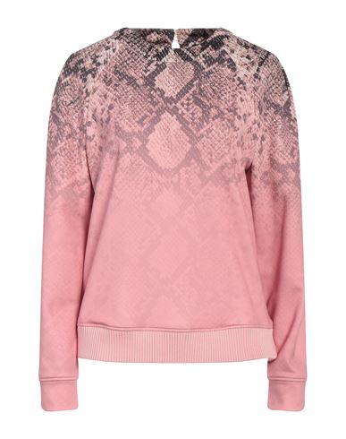 Cavalli Class Woman Sweatshirt Pink Size Xs Polyester, Elastane