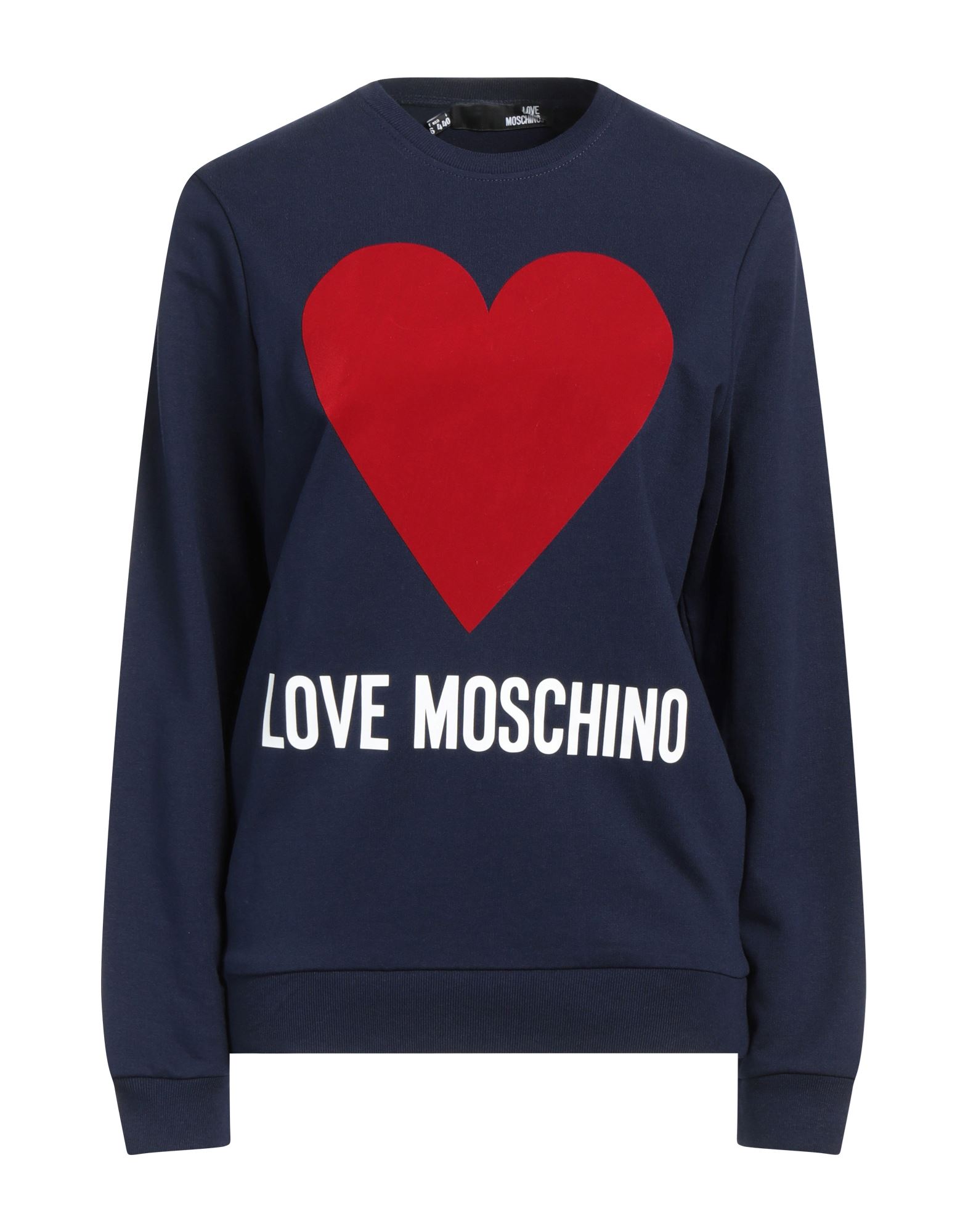 Love Moschino Sweatshirts In Blue