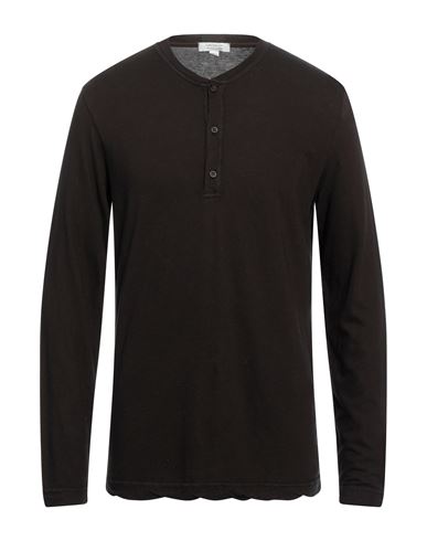 Crossley Man Sweater Dark Brown Size M Cotton, Cashmere