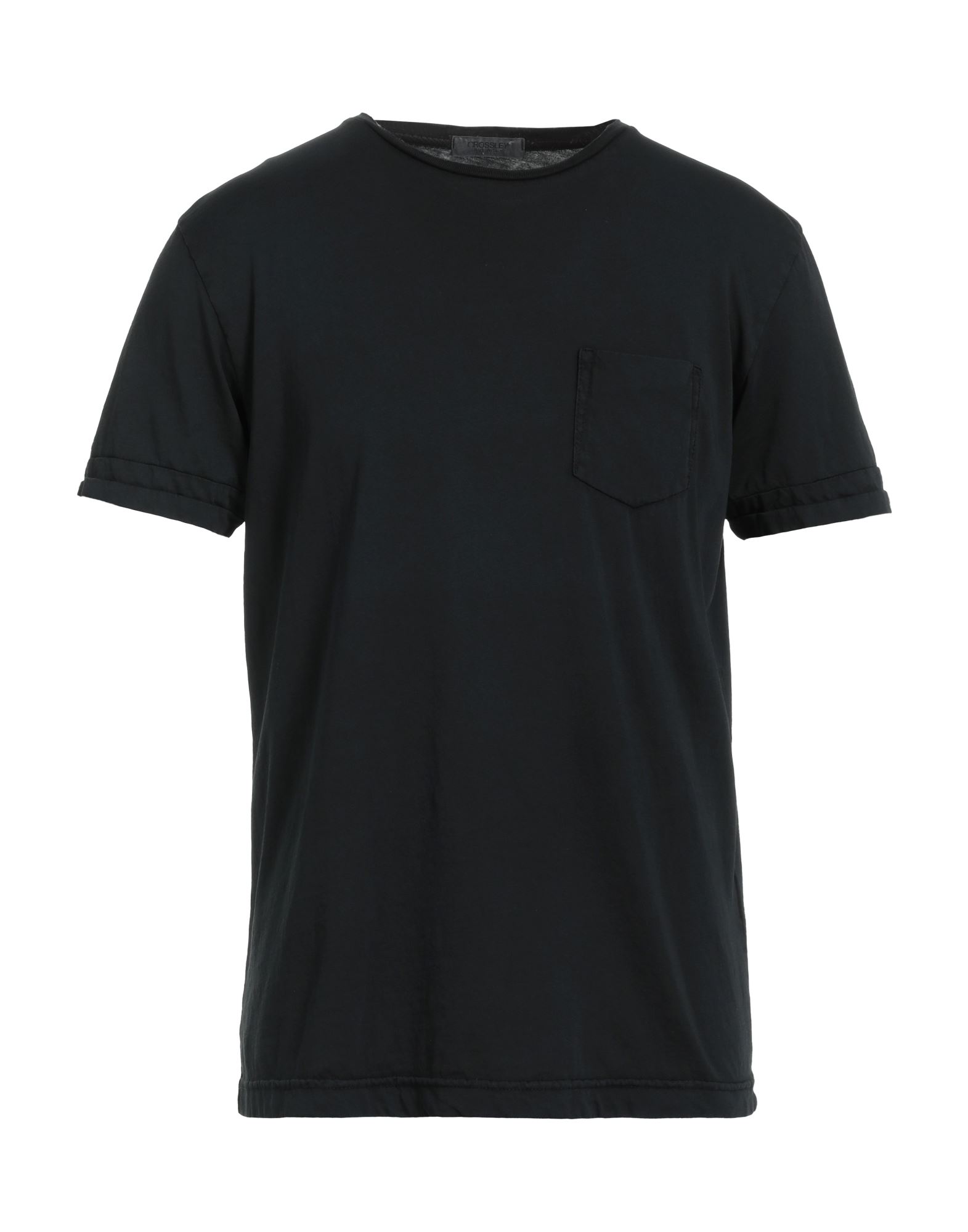 Crossley Man T-shirt Black Size Xxl Cotton In Brown