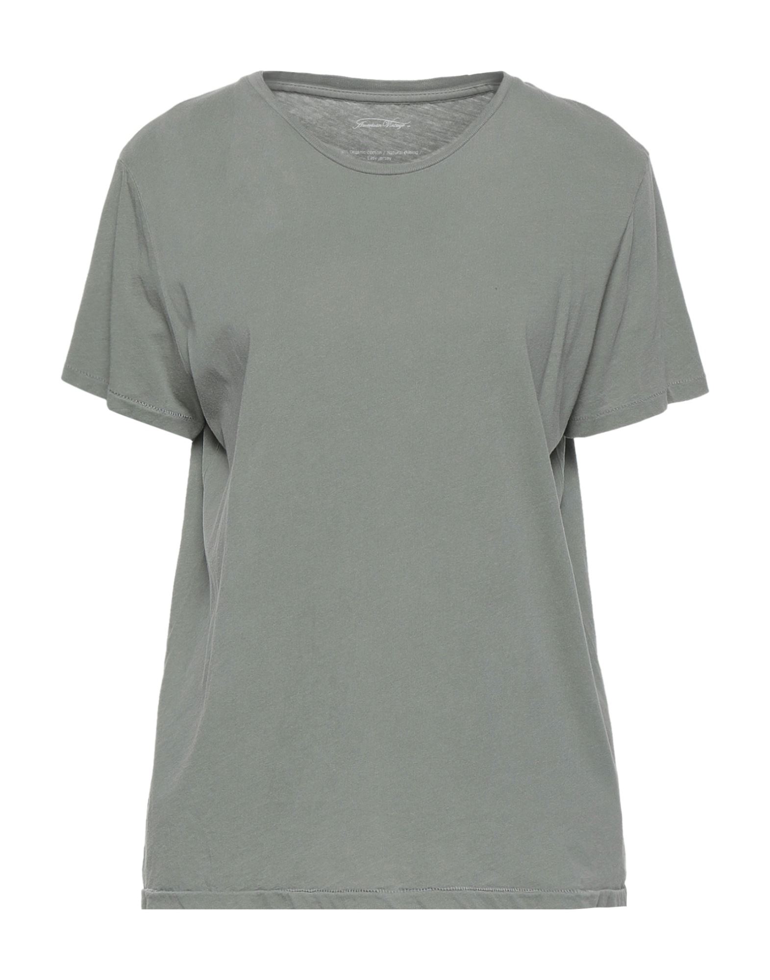 American Vintage T-shirts In Military Green