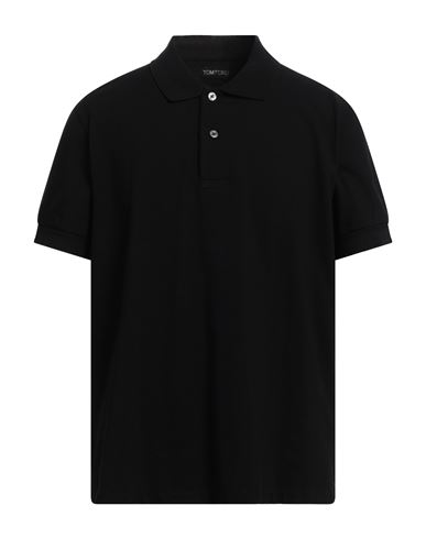 Tom Ford Man Polo Shirt Black Size 46 Cotton