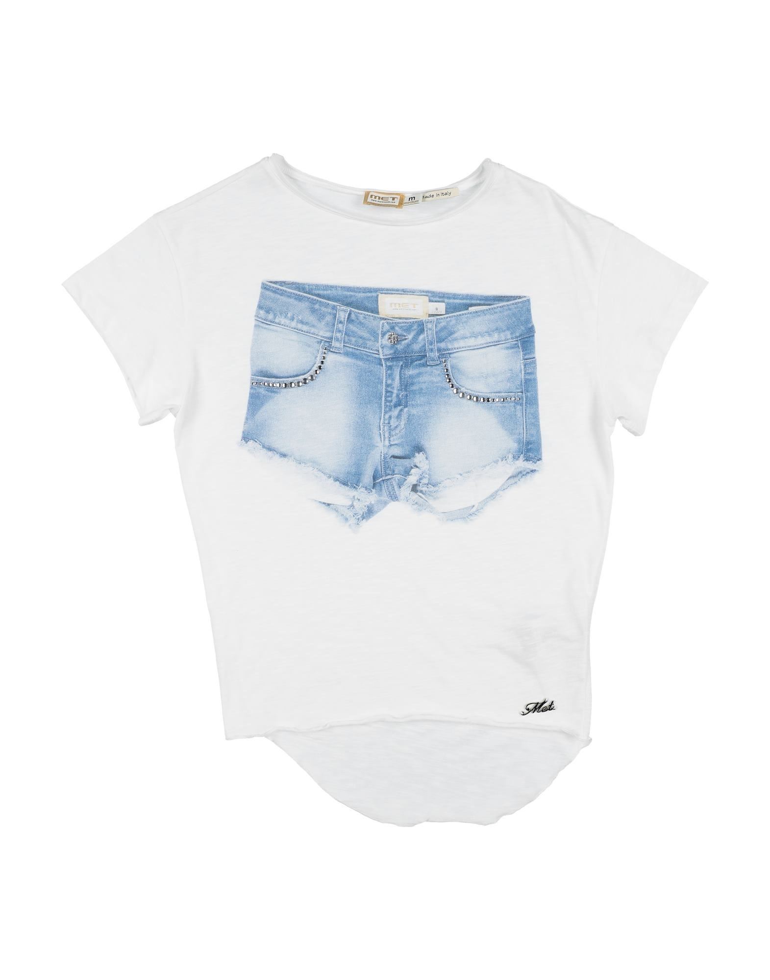 ԥ볫MET JEANS 륺 9-16  T  ۥ磻 12 åȥ 100%