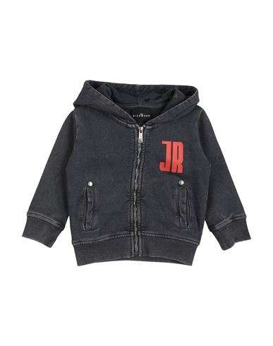 John Richmond Babies'  Newborn Boy Sweatshirt Lead Size 3 Cotton In Grey