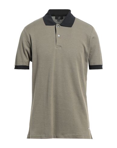 Dunhill Man Polo Shirt Sage Green Size L Cotton