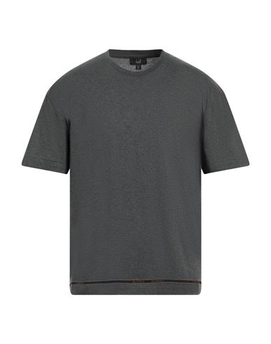 Shop Dunhill Man T-shirt Steel Grey Size Xl Cotton
