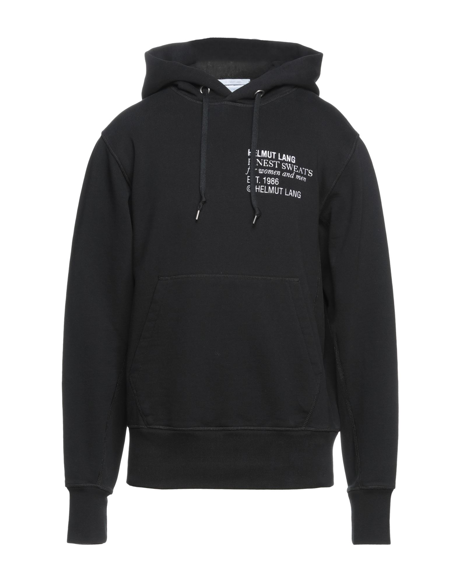 Shop Helmut Lang Man Sweatshirt Black Size L Cotton