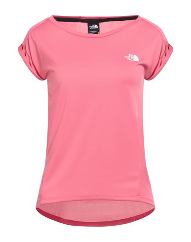 The North Face Woman T-shirt Magenta Size M Polyester In Purple
