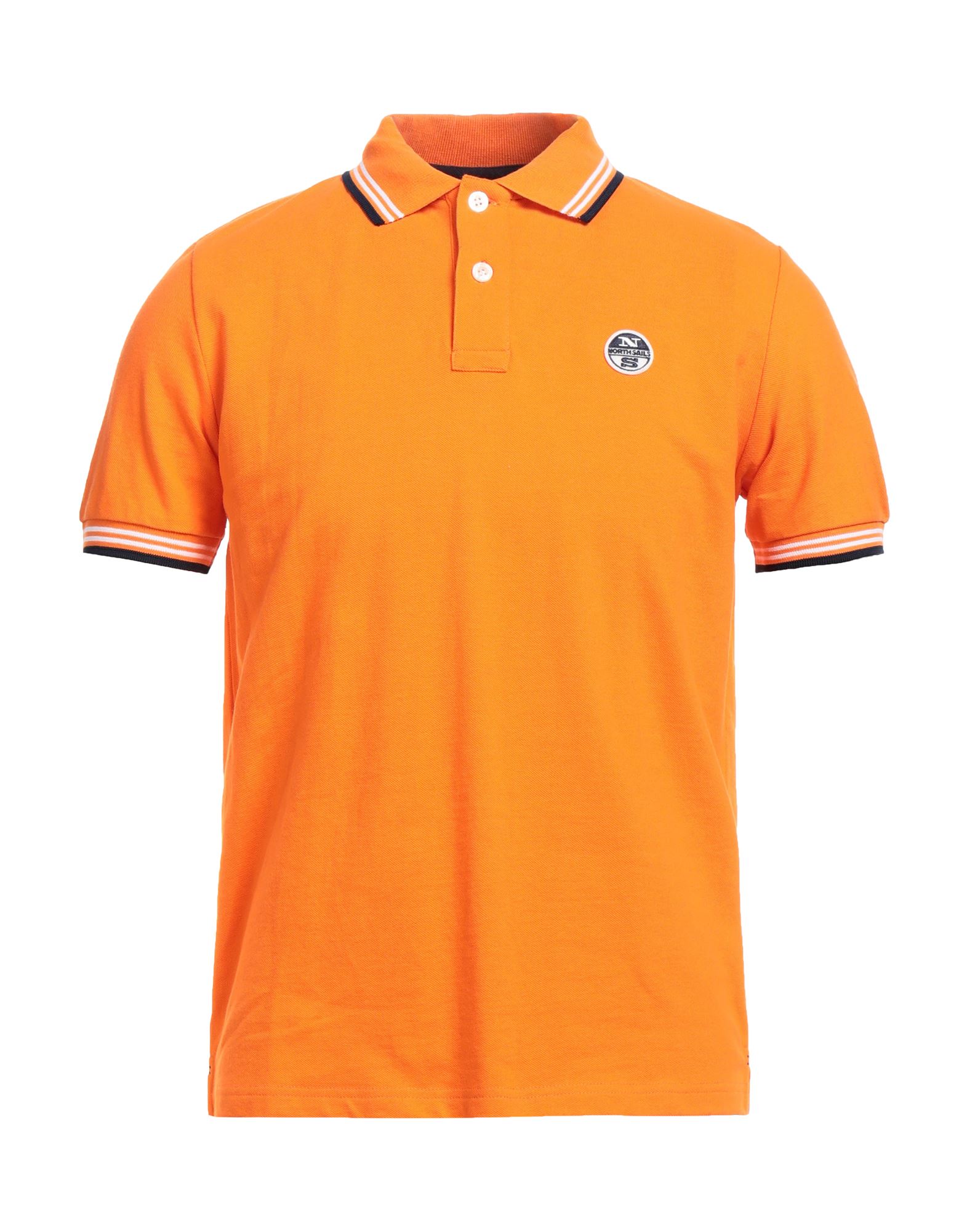 North Sails Polo Shirts In Orange