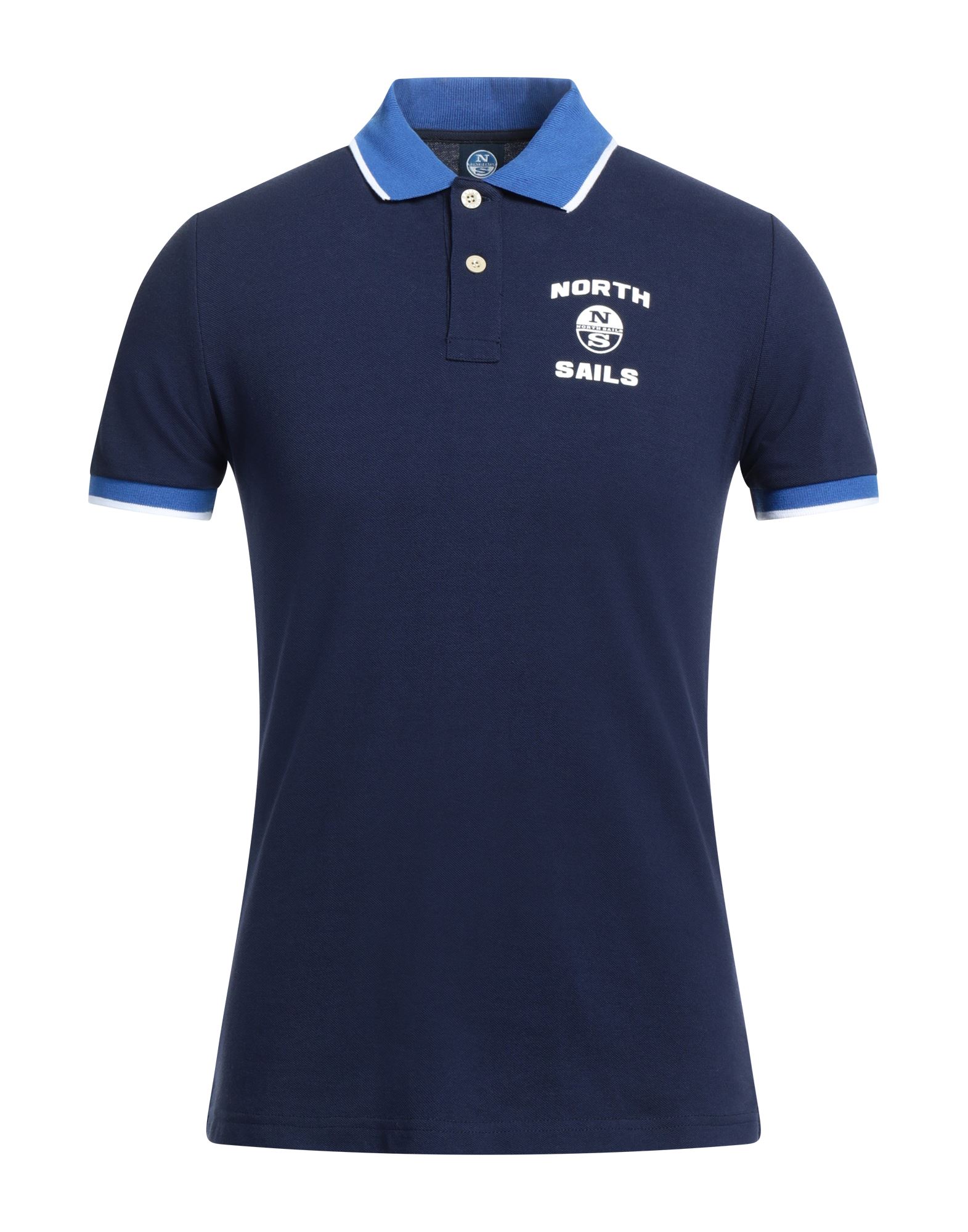 North Sails Man Polo Shirt Midnight Blue Size Xxs Cotton