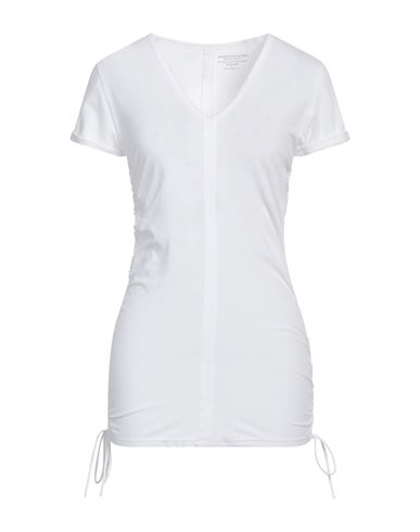 Majestic Filatures Woman T-shirt White Size 2 Cotton, Elastane