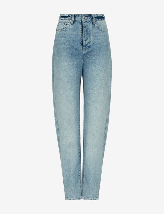 Armani Exchange Jeans Vestibilità Morbida Blu Cotone