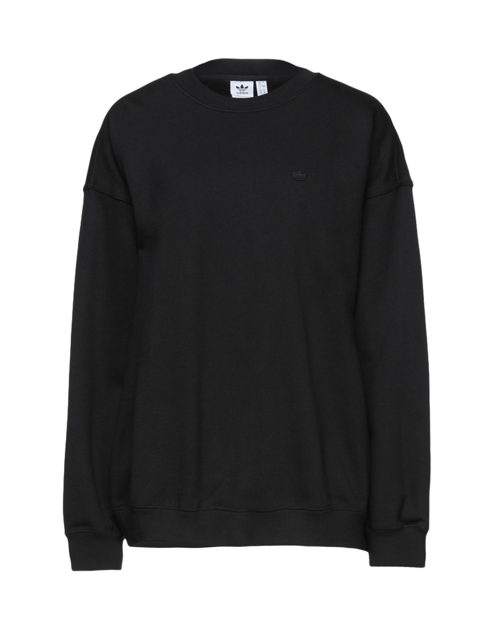 《セール開催中》ADIDAS ORIGINALS レディース スウェットシャツ ブラック 30 コットン 87% / リサイクルポリエステル 13% SWEATSHIRT