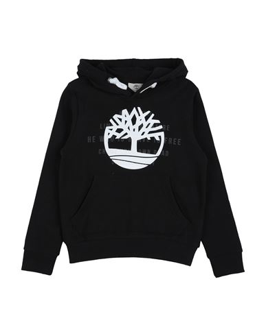Timberland Babies'  Toddler Boy Sweatshirt Black Size 5 Cotton, Polyester, Elastane