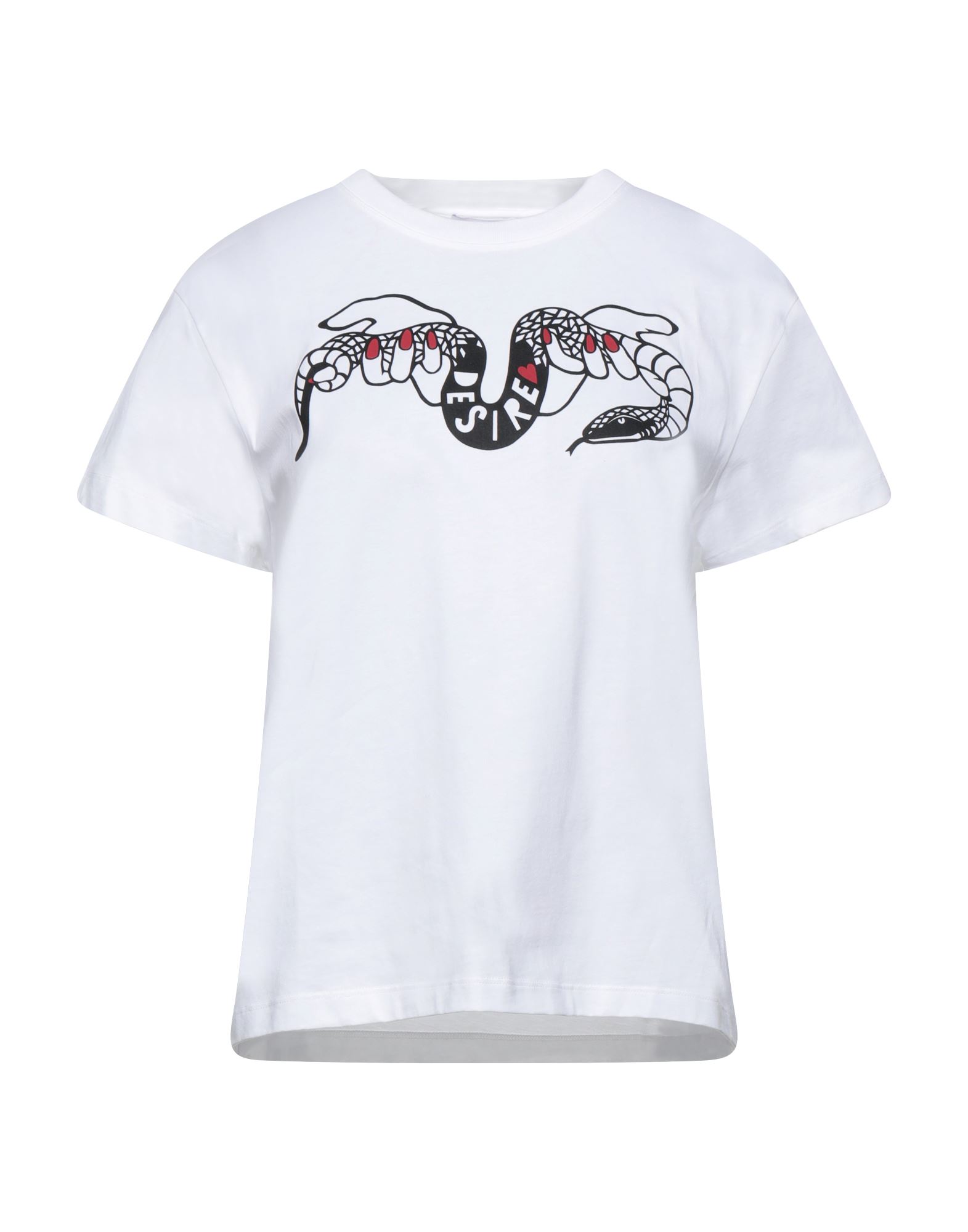 white and red valentino t shirt