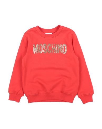 Moschino Kid Babies'  Toddler Sweatshirt Red Size 5 Cotton