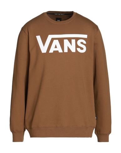 Vans Mn  Classic Crew Ii Man Sweatshirt Brown Size Xl Cotton