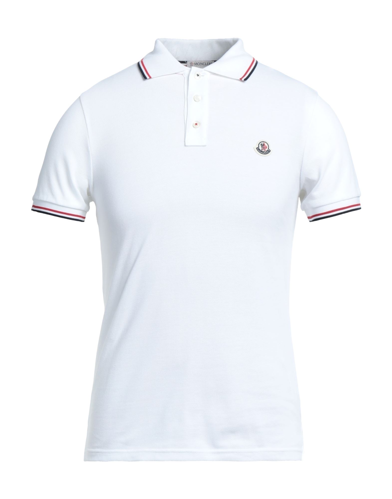 Moncler Polo Shirts In White